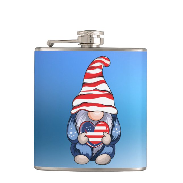 Vinyl Wrapped Flask, 6 oz. Flask (Front)