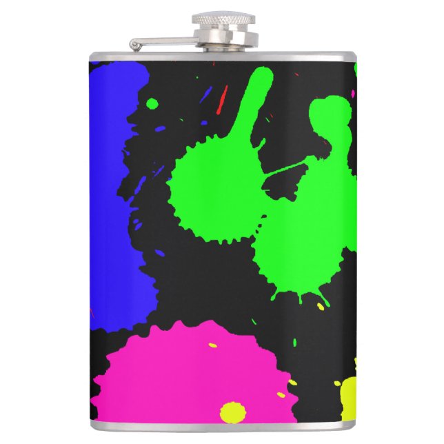  Vinyl Wrapped Flask, 8 oz. Flask (Front)