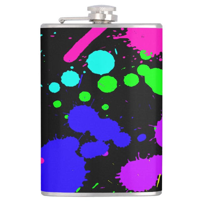  Vinyl Wrapped Flask, 8 oz. Flask (Front)