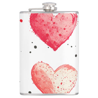 Vinyl Wrapped Flask, 8 oz. Hip Flask