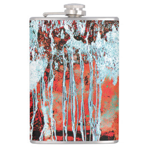 Vinyl Wrapped Flask – Corrosion Pulse