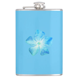 Vinyl Wrapped Flask flower style design