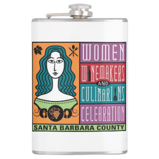 Vinyl Wrapped Flask - WWCC of Santa Barbara County