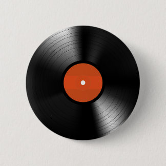 Vinyle Record 6 Cm Round Badge