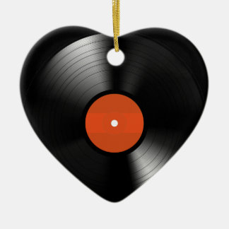 Vinyle Record Ceramic Ornament