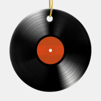 Vinyle Record Ceramic Tree Decoration