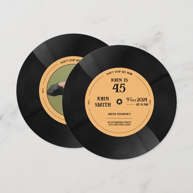 VinylMode Invitation (Front/Back)