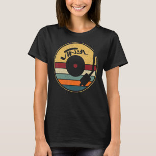 Vinyls Record Lp Analogue Old Music Records Disc T-Shirt