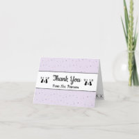 Viola Alto Clef Music Teacher Thank You Card