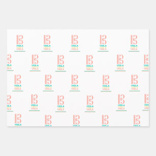 Viola Alto Clef Wrapping Paper