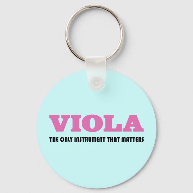 Viola Attitude Music Gift Key Ring (Front)