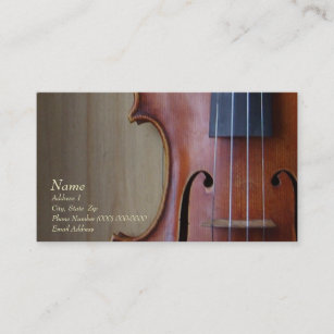 Viola Business Card for The Viola Store