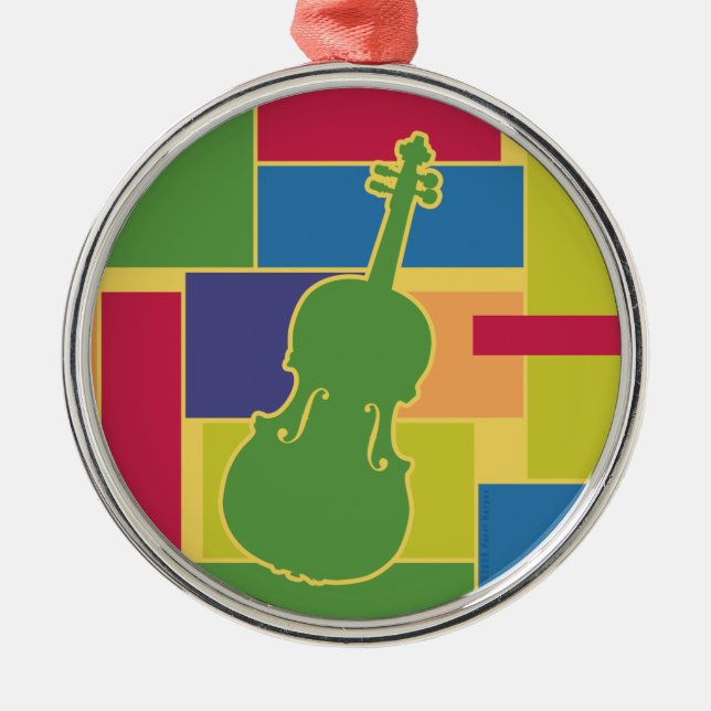 Viola Colorblocks Ornament (Front)