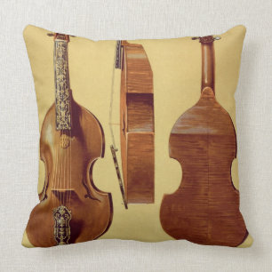 Viola d'Amore, 18th century, from 'Musical Instrum Cushion