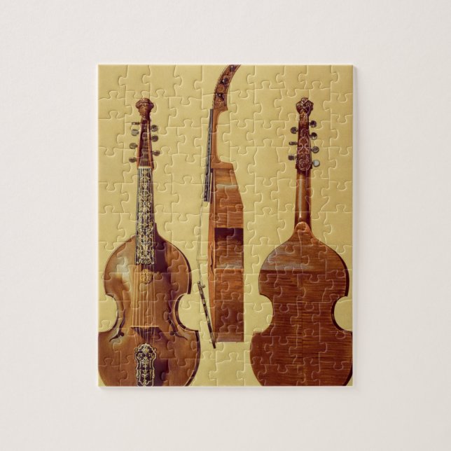 Viola d'Amore, 18th century, from 'Musical Instrum Jigsaw Puzzle (Vertical)