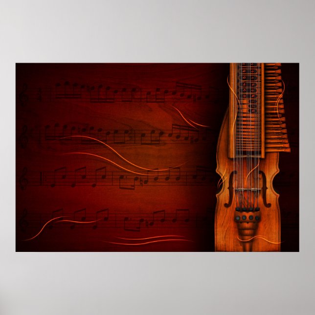 Viola De Teclas (Nyckelharpa) Poster (Front)