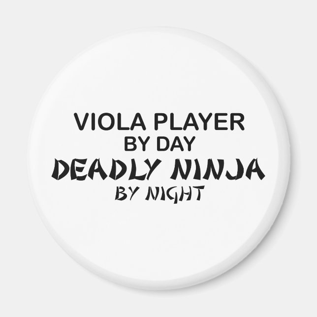 Viola Deadly Ninja by Night Magnet (Front)