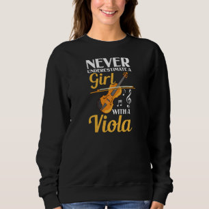 Viola Instrument Music Notes Player Lesson Beginne Sweatshirt