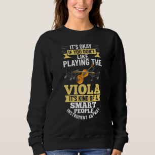 Viola Instrument Music Notes Player Lesson Beginne Sweatshirt