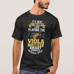 Viola Instrument Music Notes Player Lesson Beginne T-Shirt