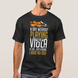 Viola Instrument Music Notes Player Lesson Beginne T-Shirt
