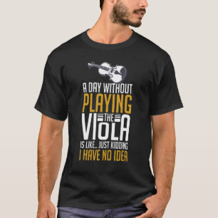 Viola Instrument Music Notes Player Lesson Beginne T-Shirt