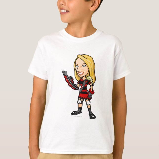 Viola Krawk Island Staff Player T-Shirt (Front)