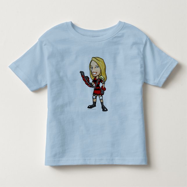 Viola Krawk Island Staff Player Toddler T-Shirt (Front)
