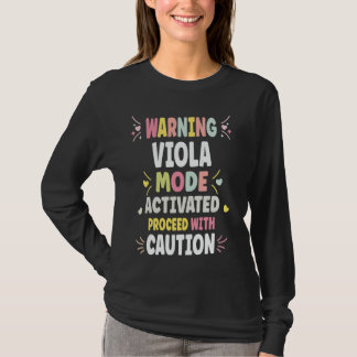 VIOLA Personalised Women's Gift Custom VIOLA T-Shirt