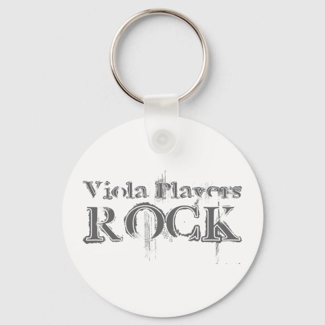 Viola Players Rock Key Ring (Front)