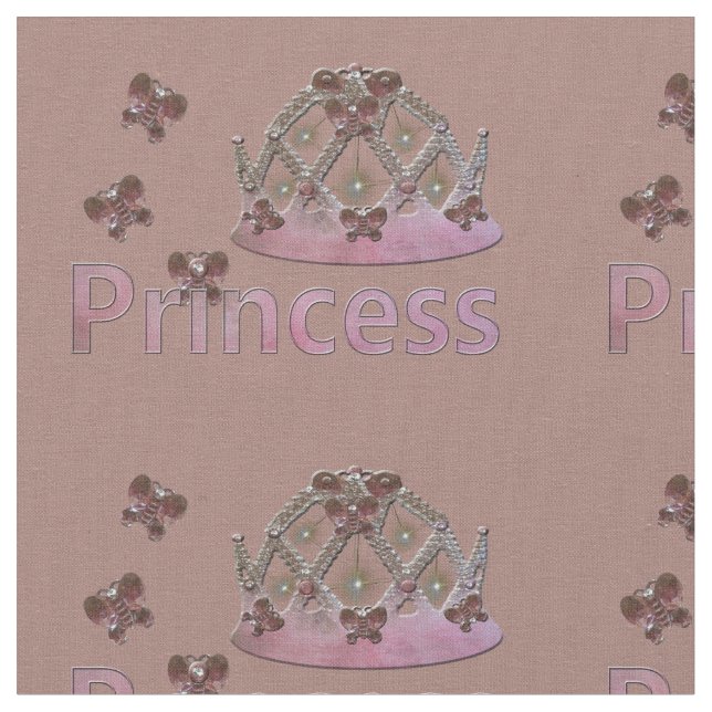 Viola Princess Crown Fabric (Close Up)