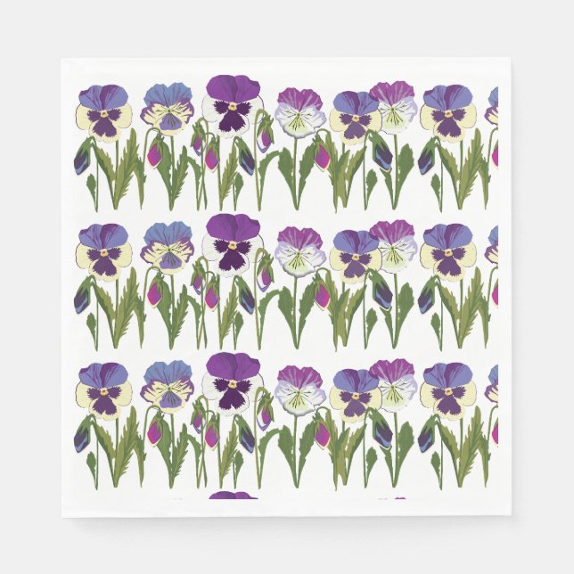 Viola Serviete Napkin (Front)