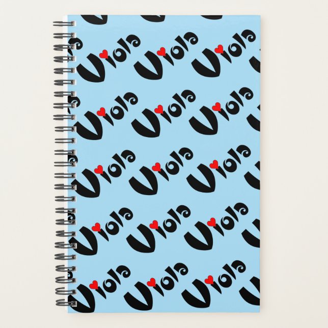 Viola Small Heart Planner (Front)