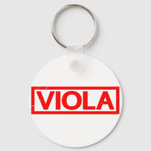 Viola Stamp Key Ring