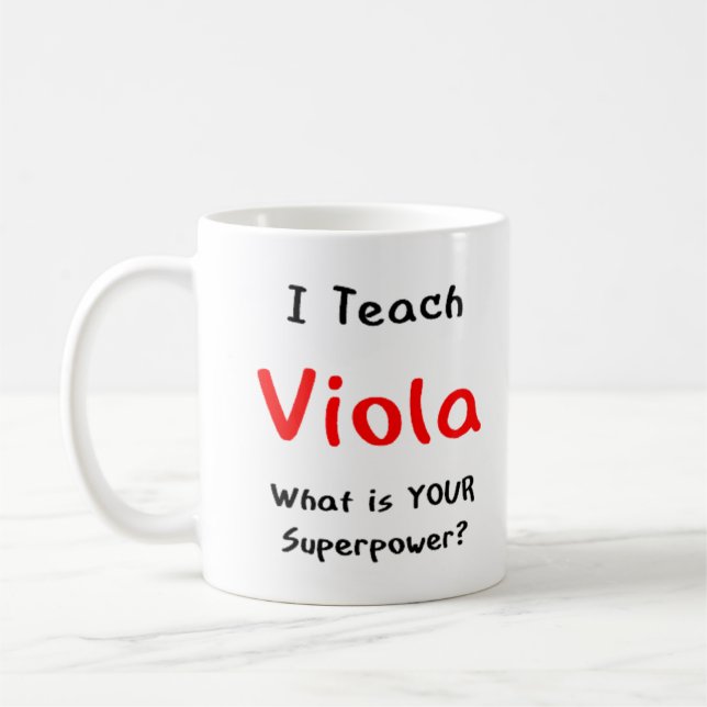 viola teach coffee mug (Left)
