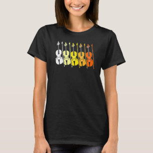 Viola Team  music teacher  musician  sunset colour T-Shirt