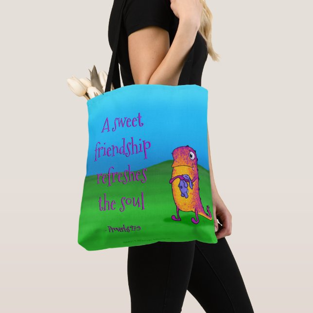 Viola the Monster, w/quote tote Bag (Close Up)