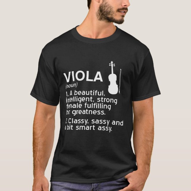 Viola — viola definition T-Shirt (Front)