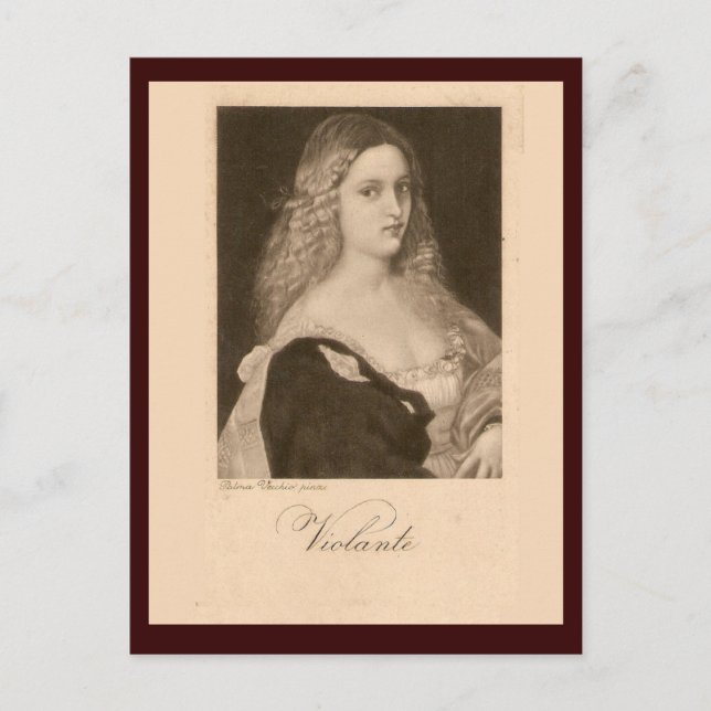 Violante, Spanish, circa 1906 Postcard (Front)