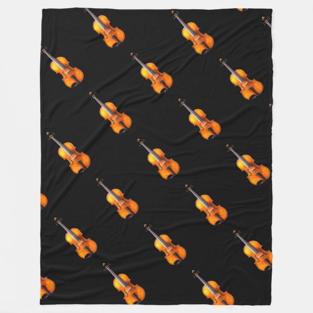 Violas Fleece Blanket (Front)