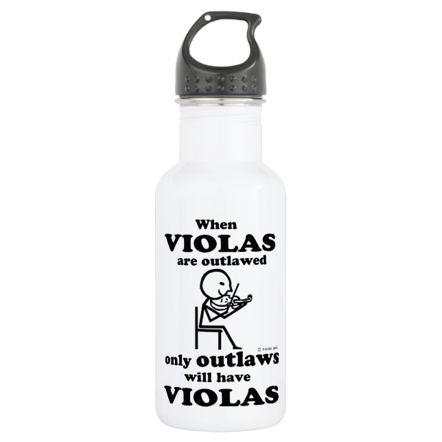 Violas Outlawed 532 Ml Water Bottle (Front)
