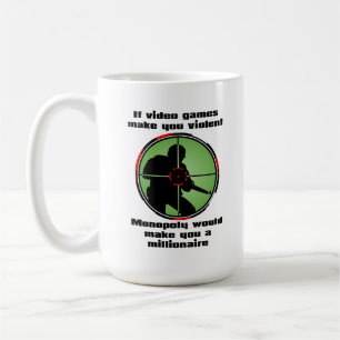 Violent Video Games Funny Mug