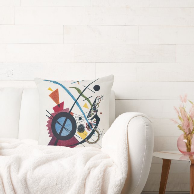 Violet (1923) by Wassily Kandinsky Cushion (Couch)