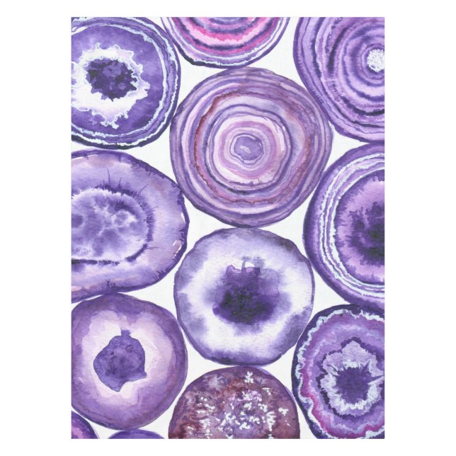 Violet agate pattern tablecloth (Front)