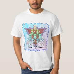 Violet Alien Triangle T-Shirt