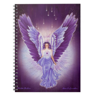 Violet Amethyst Angel Notebook