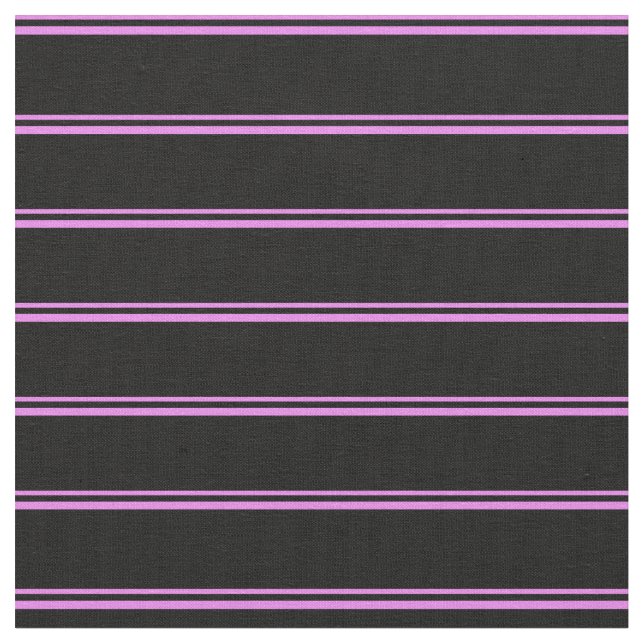 Violet and Black Coloured Stripes Pattern Fabric (Close Up)