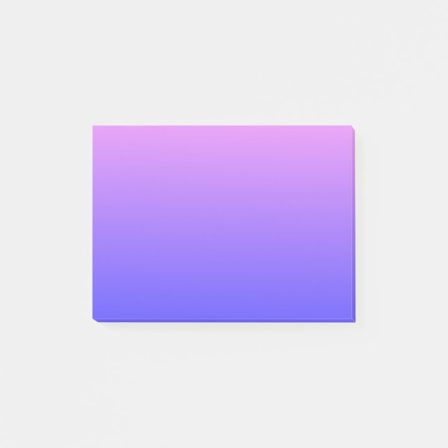 Violet and Blue Gradient Post-it Notes (Front)