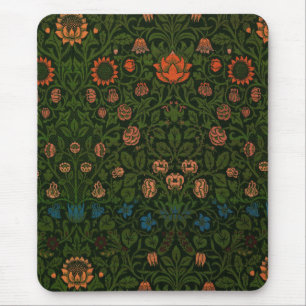 Violet and Columbine (by William Morris) Mouse Pad
