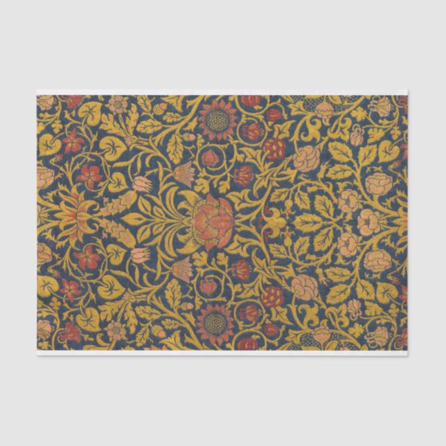 Violet and Columbine by William Morris Tissue Paper (Front)